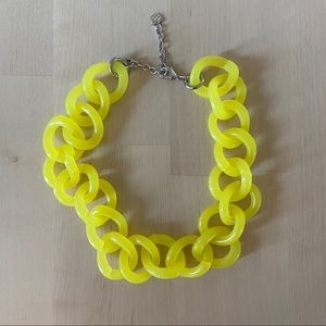 Talbots Yellow Link Necklace